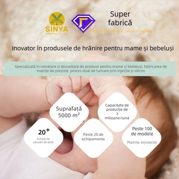 Cutie portabilă pentru lapte praf de bebeluți, cu patru compartimente independente, design cu trifoi, capacitate mare