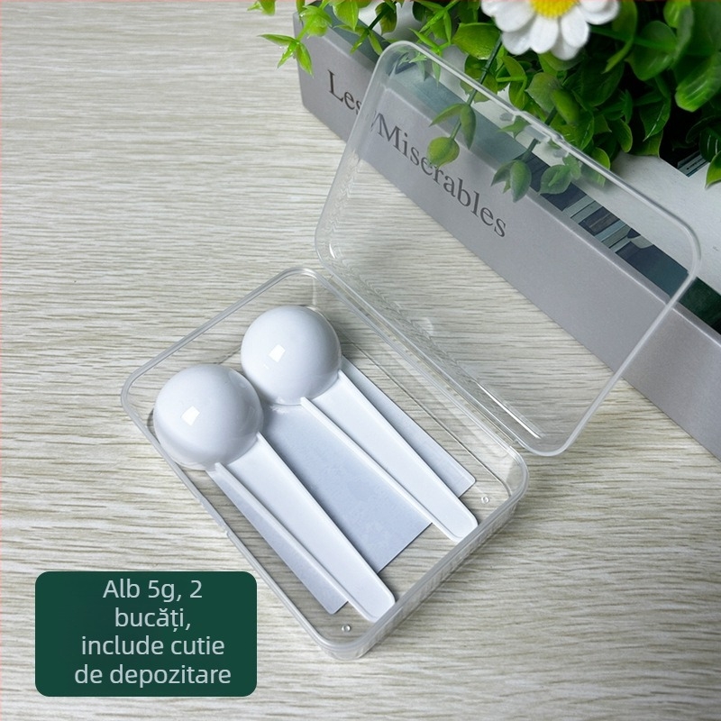 Linguriță măsurătoare pentru lapte praf de bebeluși, capacitate 15 ml, 2–3 secțiuni, material PP, stil modern minimalist, marcă Hardy Rabbit