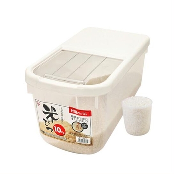 Recipient pentru orez Alice cu sigilare, protecție împotriva umezelii și controlul dăunătorilor; material ABS plastic, capacitate 9–10 L