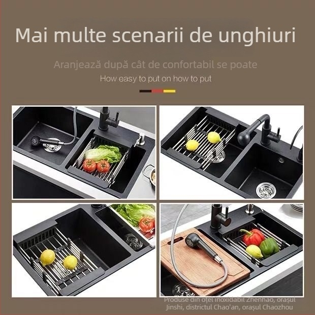 Raft pentru scurgerea vaselor, brand Excellence, material plastic, stil modern și minimalist, lansat în iarna 2013.