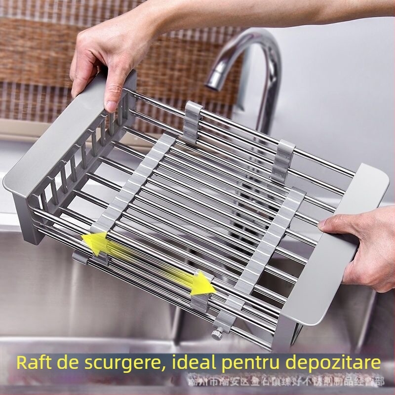 Raft pentru scurgerea vaselor, brand Excellence, material plastic, stil modern și minimalist, lansat în iarna 2013.