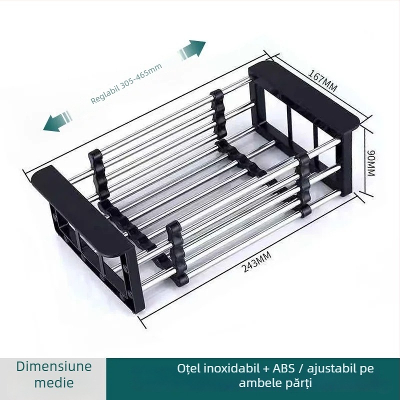 Raft pentru scurgerea vaselor, brand Excellence, material plastic, stil modern și minimalist, lansat în iarna 2013.