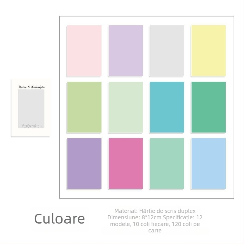 A7 pagini interioare groase pentru jurnal — hârtie, stil modern minimalist, imprimare, brand Wowka wowka