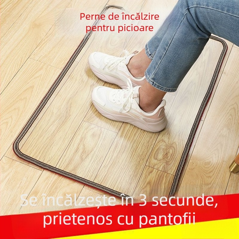Covoraș de încălzire pentru picioare, birou, încălzire USB, 50W, covoraș sub birou