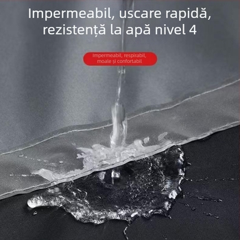 Poncă de ploaie din Oxford, o singură bucată, gros, cu strat impermeabil PVC, pentru adulți, drumeții în aer liber