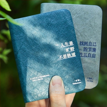 Caiet Pick Up Light, copertă din Dupont hârtie, ștampilare cu aur, legare manuală, 100–200 de pagini