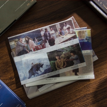 Caiet ZBJZ1663-A5, copertă din hârtie de artă, legare cu spate rotund, hârtie offset bej în interior, 100 de pagini