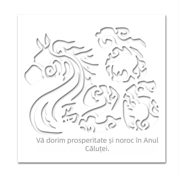 Lin Yun PET kit șabloane pentru instrumente pentru Anul Nou – șabloane de imprimare pentru caracterele de binecuvântare, picturi pentru Anul, DIY pentru copii, specificații 1–9