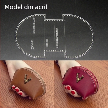 Șablon acrilic pentru portofel DIY și monedă — Autorizare IP: Da; Brand: Altul; Tip IP: Altul