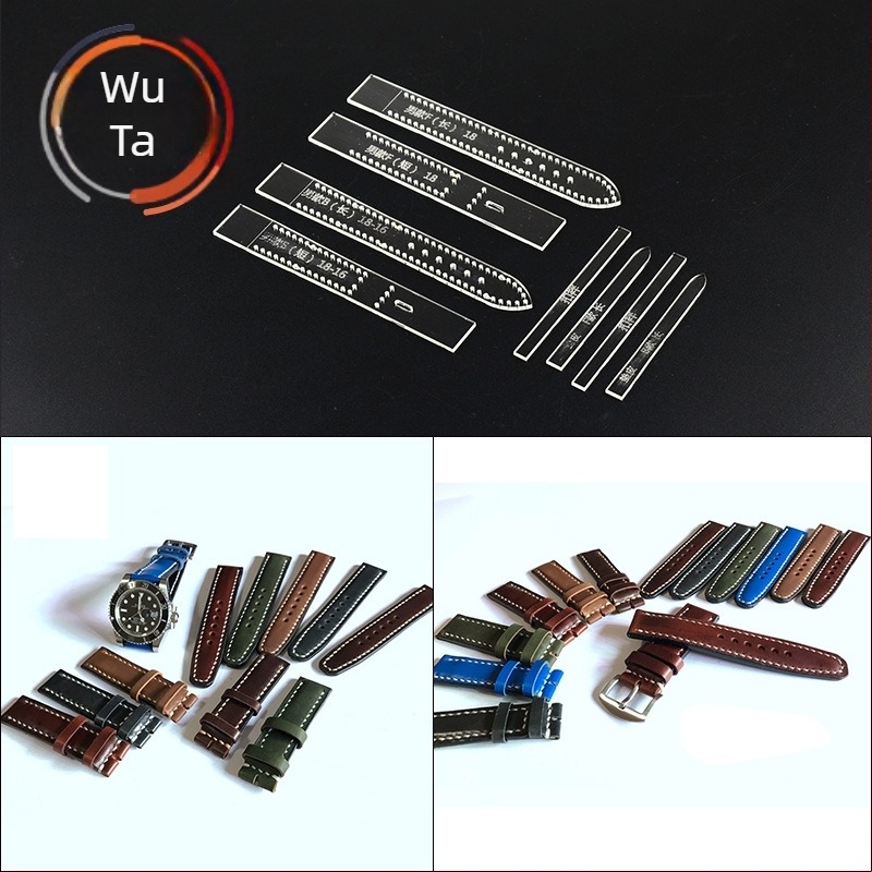 DIY Șablon pentru Cureaua de Piele a Ceasului — Șablon Acrilic pentru Proiectarea Curelei