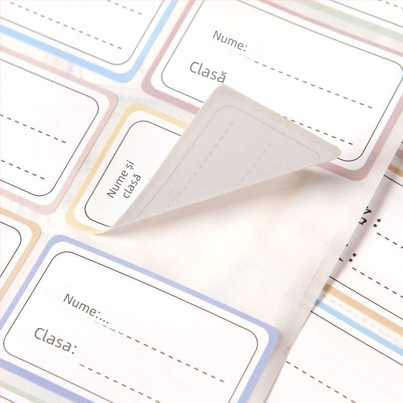 Pengyi Etichete cu nume scrise de mână pentru școală – Etichete pentru caiete și cănute, Nr produs ali-761946333618, Material: Altul, Fără prelucrare personalizată