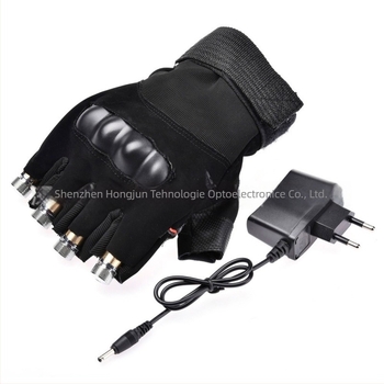 Mănuși cu laser pentru spectacol pe scenă — Funcție: recuzită de laser pentru bar; Gama de aplicații: spectacole în cluburi, baruri, dans cu laser; Ambalare: 50 buc.; Material: metal