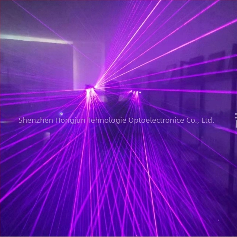 Mănuși cu laser pentru spectacol pe scenă — Funcție: recuzită de laser pentru bar; Gama de aplicații: spectacole în cluburi, baruri, dans cu laser; Ambalare: 50 buc.; Material: metal