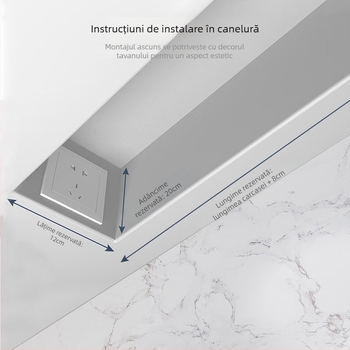 Ecran de proiecție motorizat 4K Nano, cu telecomandă, montat pe perete, 16:9