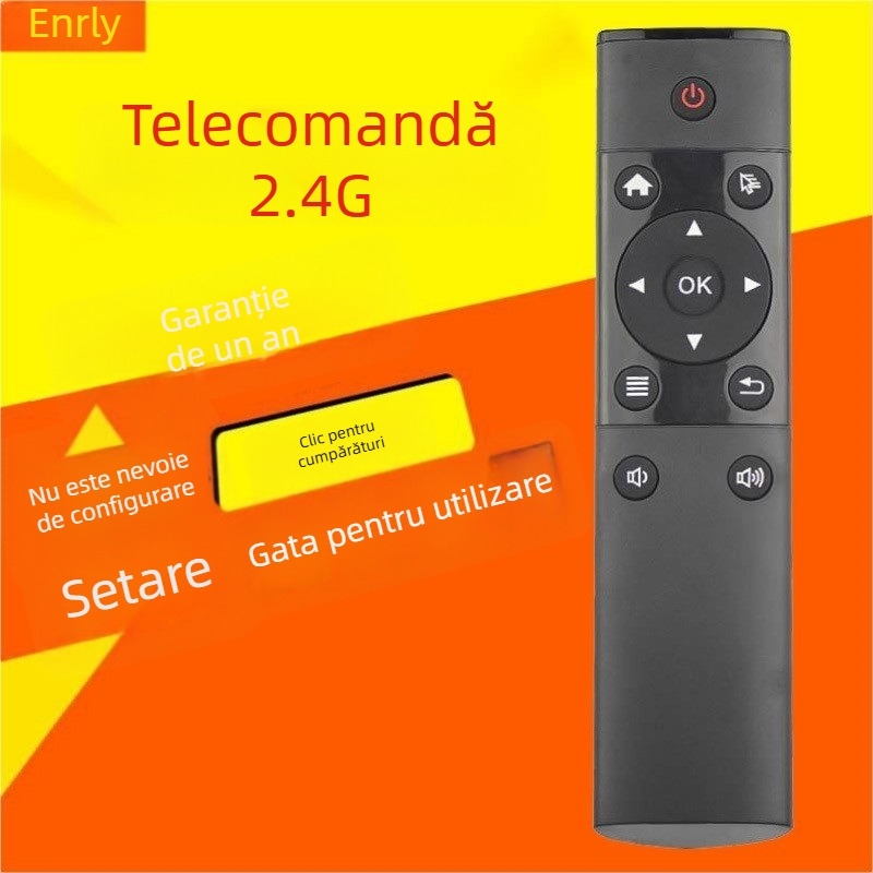 Telecomandă Erli 2.4G USB, rază 11 m, etichetă privată licențiată, accesorii
