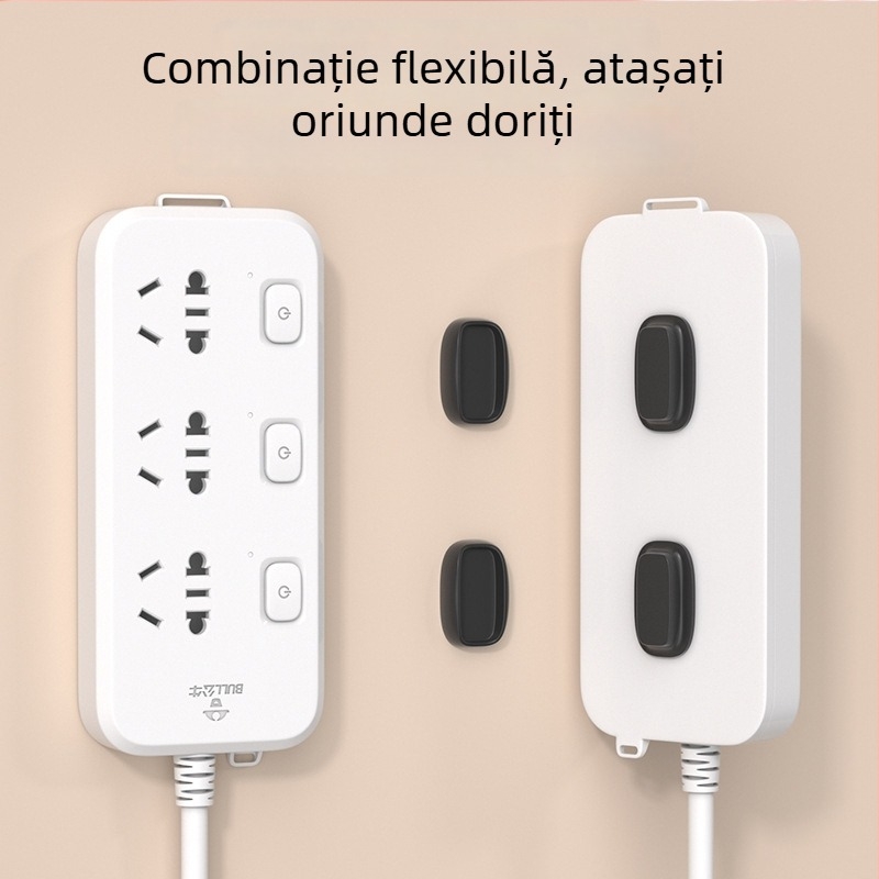 Cuier adeziv – cârlig unic, design modern minimalist, plastic, încărcare până la 1 kg