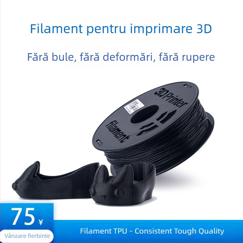 Filament TPU pentru imprimare 3D – formă rotundă, material TPU