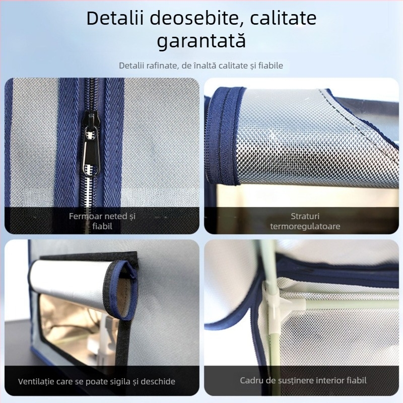 DEERCHIRP Cutie de izolare pentru imprimanta 3D – ignifugă, fonică, anti-praf și rezistentă la umezeală, pentru interior; greutate 3 kg