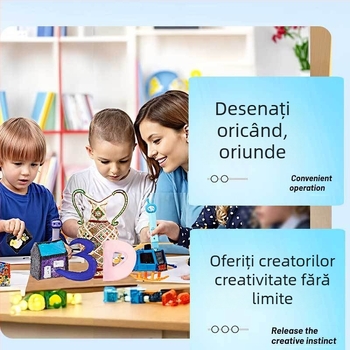 Filament 3D pentru imprimare, amestec PLA/PCL, rezistență înaltă, material ecologic, precizie de imprimare 0.01 mm