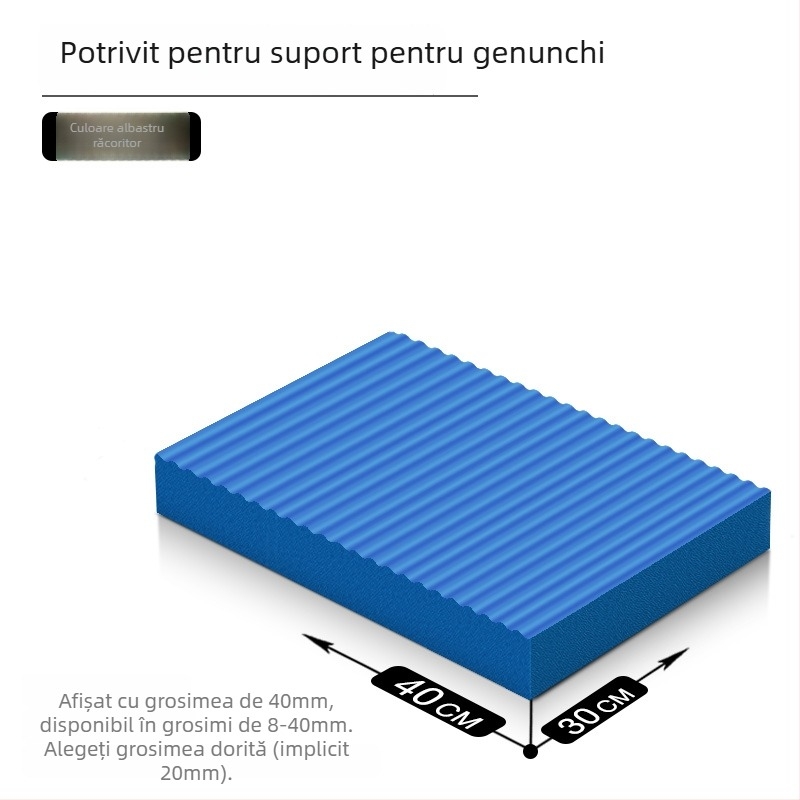 Covoraș de yoga – antiderapant, absorbant de șocuri, antrenament pentru inversiune; grosime 8/20/30/40 mm