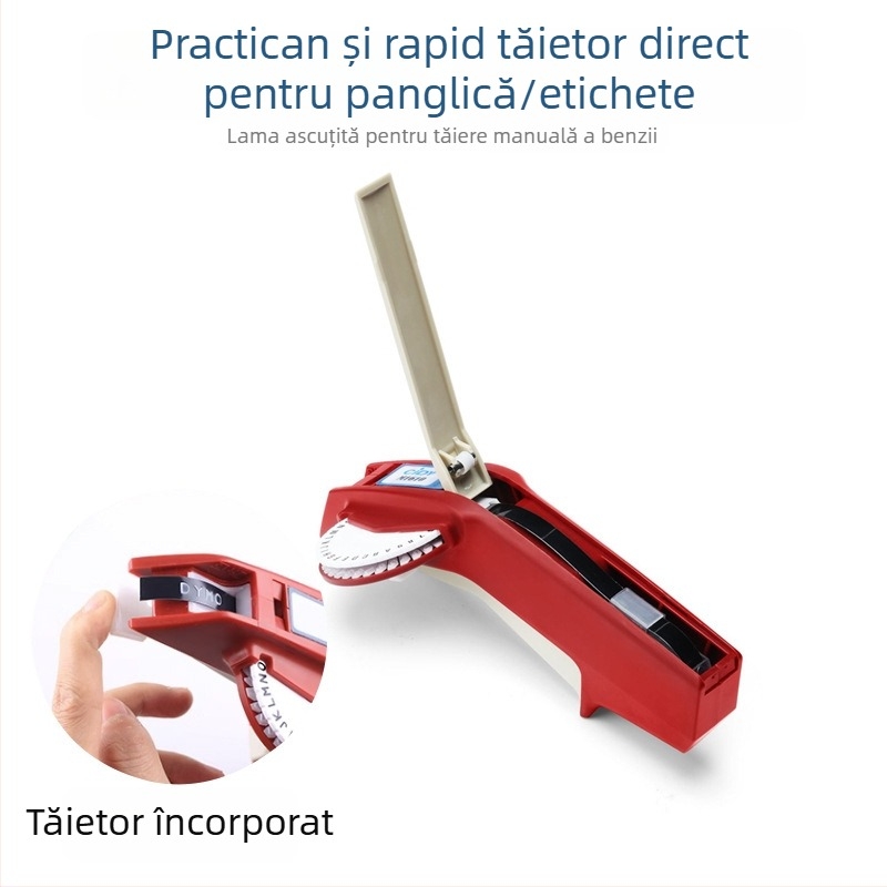 CIDY M1610 Imprimantă manuală de etichete cu codare prin matriță și relief 3D | Model M1610, Lățimea hârtiei 6-9, Greutate 0.2