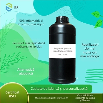 Rășină fotosensibilă flexibilă 80A, precizie imprimare 0,2 mm, dimensiune imprimare maximă 1000, greutate 0,5–1 kg