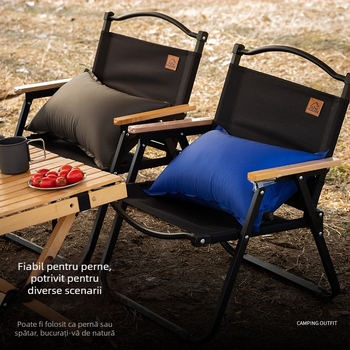 Buye pernă de talie – pernă de călătorie gonflabilă pentru birou, odihnă și camping