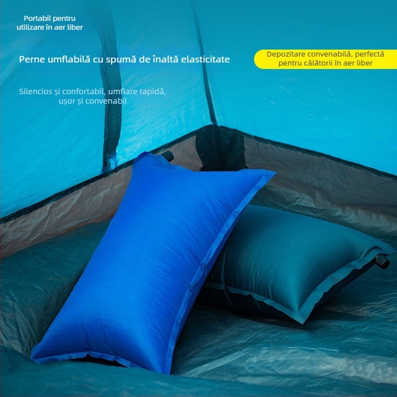 Buye pernă de talie – pernă de călătorie gonflabilă pentru birou, odihnă și camping