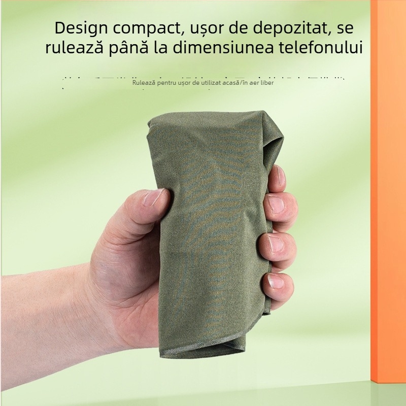 Perne pneumatice de călătorie cu suport pentru gât, portabile pentru drumeții, camping și zboruri (material: nylon; model hz-03; marcă: Hongze gifts; personalizabil)
