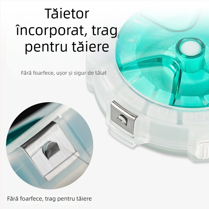 Pool Blade cutie de depozitare pentru fire de pescuit, multifuncțională, portabilă, organizator de linii, ABS