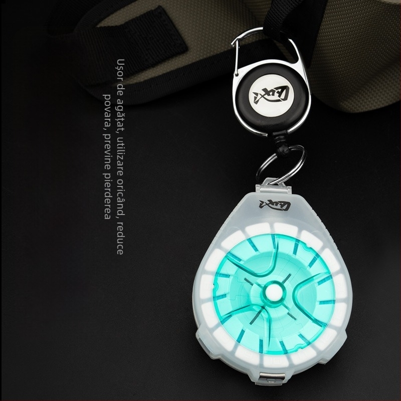 Pool Blade cutie de depozitare pentru fire de pescuit, multifuncțională, portabilă, organizator de linii, ABS