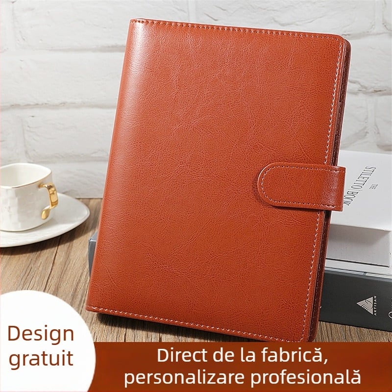 Xitong 919 caiet cu foi detașabile, hârtie Daolin, 180 de foi, cu logo imprimat.