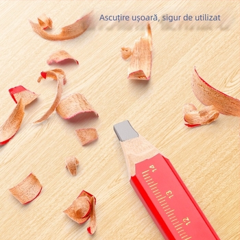 Creion pentru tâmplărie destinat trasării liniilor — fix, carcasă din lemn, model 7B13-1, brand Reversal