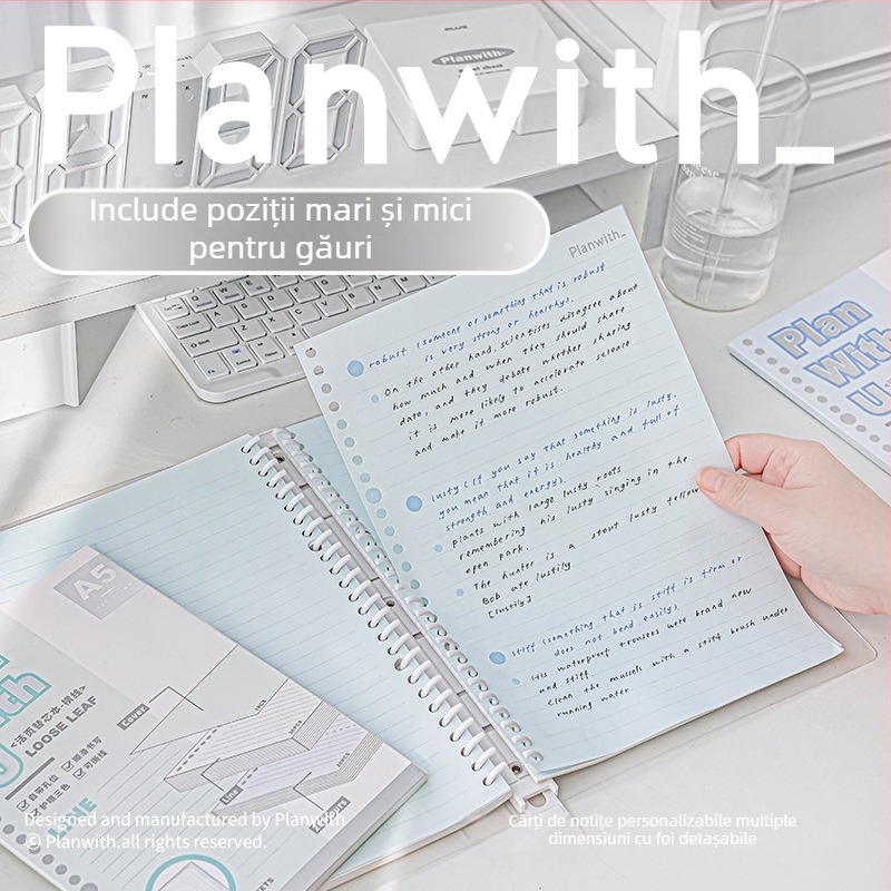 Refil pentru planificator, 50 foi, găuri 20/26, hârtie