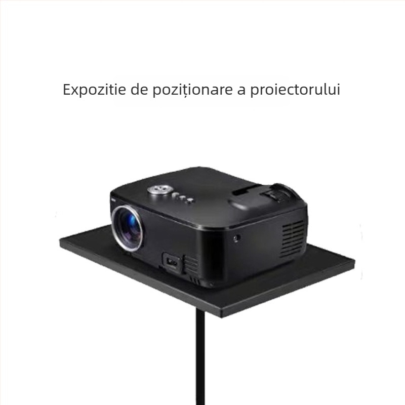 Suport pentru proiector pe podea, trepied pliabil, reglabil, cu tavă