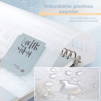 Wengu BI019 Jurnal cu foi detașabile, 60 foi, hârtie din masă brută, găuri generale, personalizare disponibilă, imprimare logo disponibilă