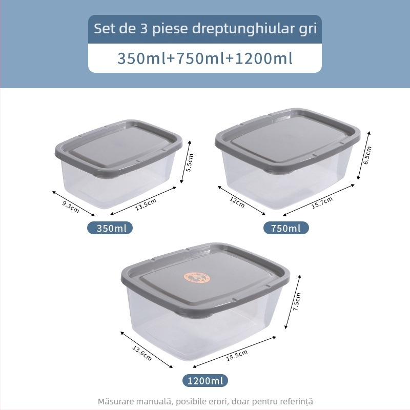 Cutie de depozitare pentru frigider – Plastic, stil simplu, origine Taizhou, portabilă, păstrarea prospețimii
