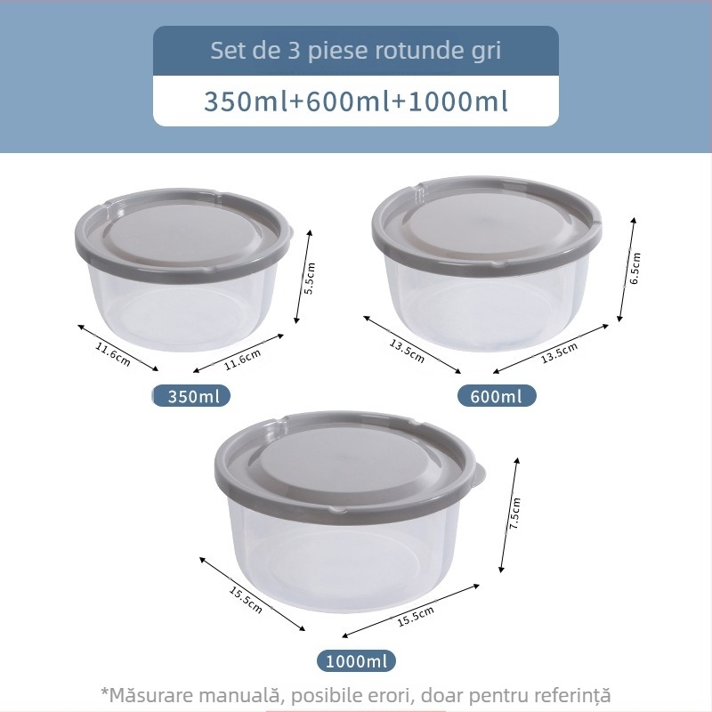 Cutie de depozitare pentru frigider – Plastic, stil simplu, origine Taizhou, portabilă, păstrarea prospețimii