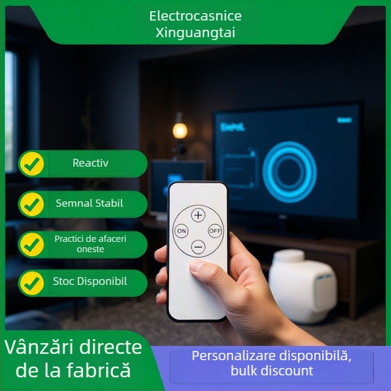 Telecomandă pentru dispozitive audio-video, model Xjd-009, Xin Guangtai, transmisie RF 30–50 m