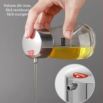 Set de sticle din sticlă ASVEL pentru condimente, stil japonez, pentru sos de soia, ulei și oțet, ambalaj universal, calitate de primă clasă