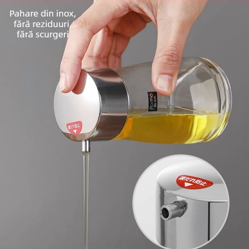 Set de sticle din sticlă ASVEL pentru condimente, stil japonez, pentru sos de soia, ulei și oțet, ambalaj universal, calitate de primă clasă