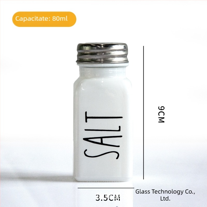 Set de sticle din sticlă pentru condimente – Yehong YH-918198; Material: Sticlă; Tip condimente: solide; Stil: Modern minimalist