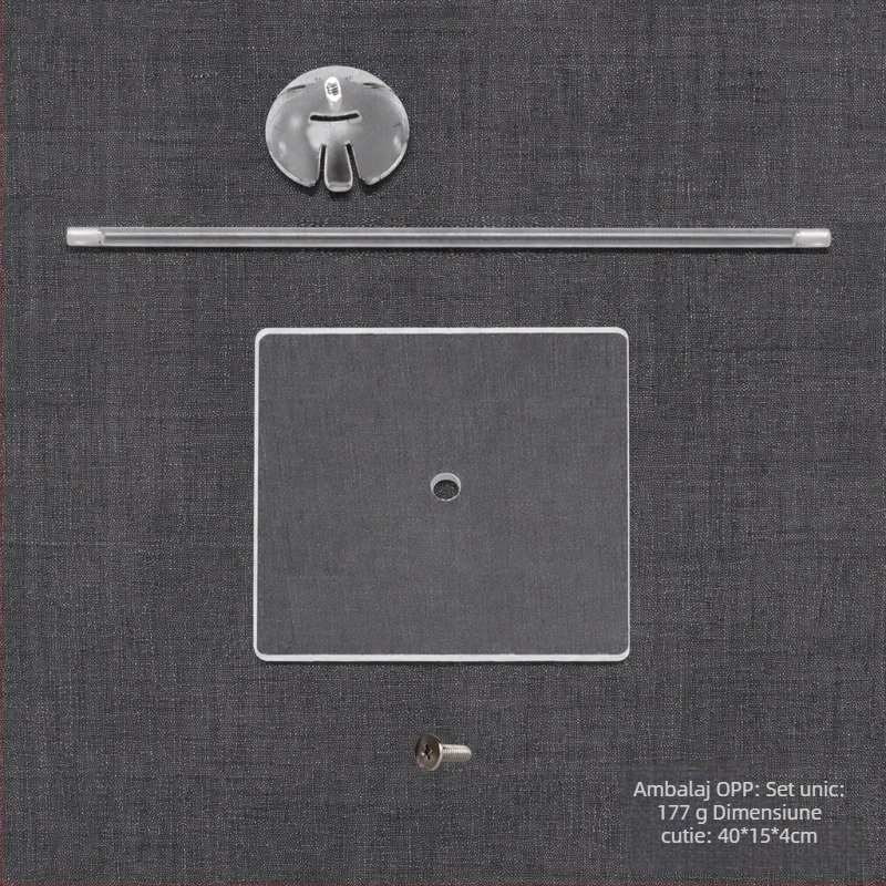 Suport pentru baloane de masă cu coloană transparentă și tijă de tracțiune — utilizare în interior, plastic, Model: New Table Floating