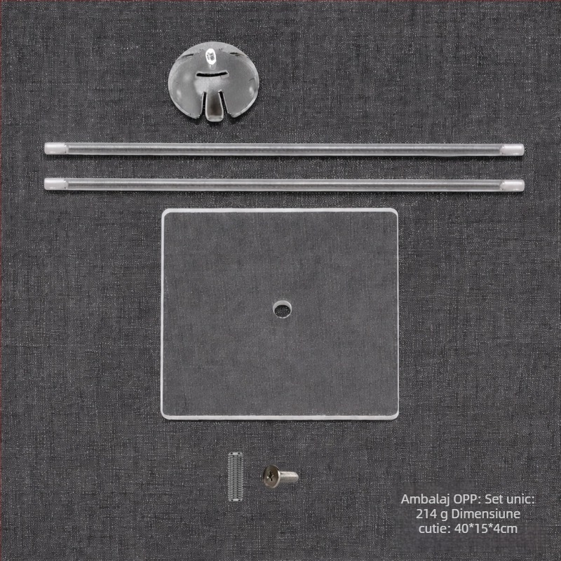 Suport pentru baloane de masă cu coloană transparentă și tijă de tracțiune — utilizare în interior, plastic, Model: New Table Floating