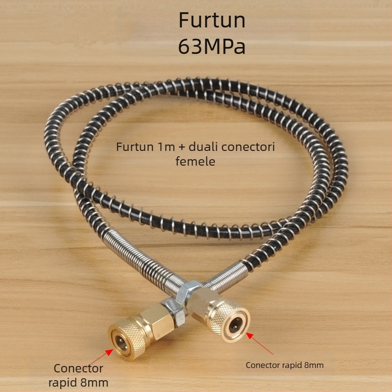 Pompa aer electrică pentru presiune înaltă, 30 MPa, lungime 1000 mm, model 1000, construcție din fier