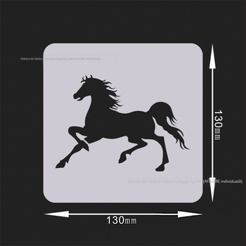 Șablon de pictură și șablon pentru perete pentru DIY vopsire cu spray – PET, Lin Lizi 1049, aprovizionare în exclusivitate pentru export transfrontalier