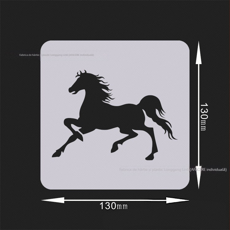 Șablon de pictură și șablon pentru perete pentru DIY vopsire cu spray – PET, Lin Lizi 1049, aprovizionare în exclusivitate pentru export transfrontalier