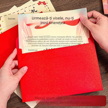 Set de plicuri și hârtie de corespondență pentru ceremoniile de maturitate – Model Z0026, Stil plic chinezesc, Brand Other, Fără import