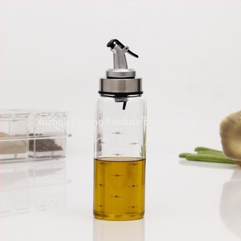 Yishide cană de ulei din sticlă — rezistentă la căldură, gură unghiulară pentru turnare precisă, design modern minimalist