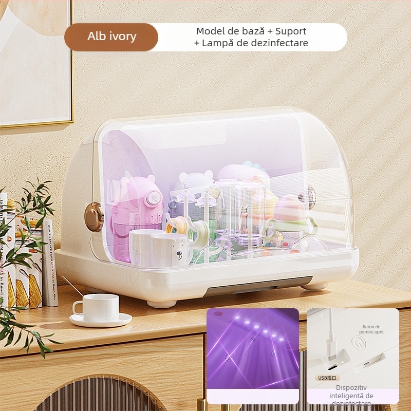 Raft de uscare pentru pahare din sticlă pe birou, Hua yide, model nou 2025, design modern minimalist, greutate 1630 g